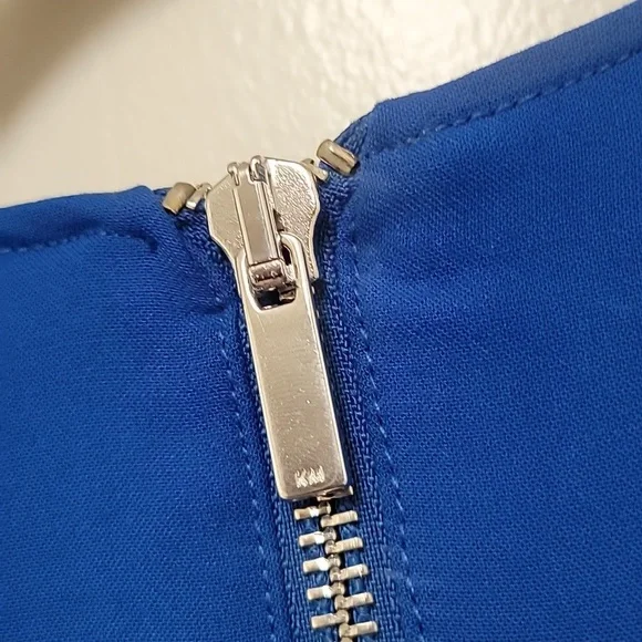 Karen Millen | Compact Stretch Sleeve V Neck Pencil Dress - Picture 7 of 13